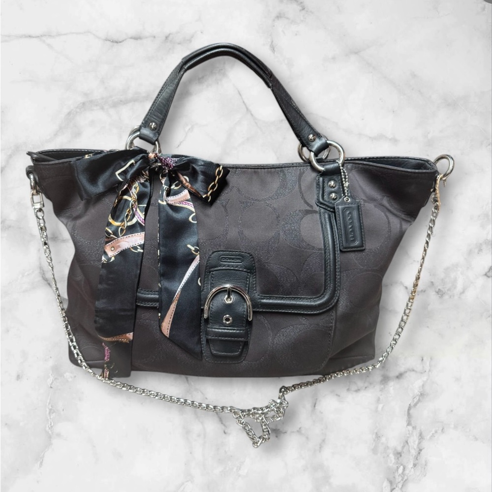 ❌SOLD❌Coach Campbell Metallic Carryall Handbag/tote